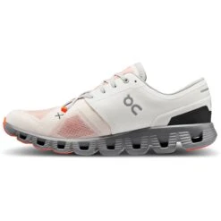 On Running On Cloud X 3 Running Shoe - Ivory & Alloy -On Running on cloud x 3 running shoe ivory alloy 5 1459657