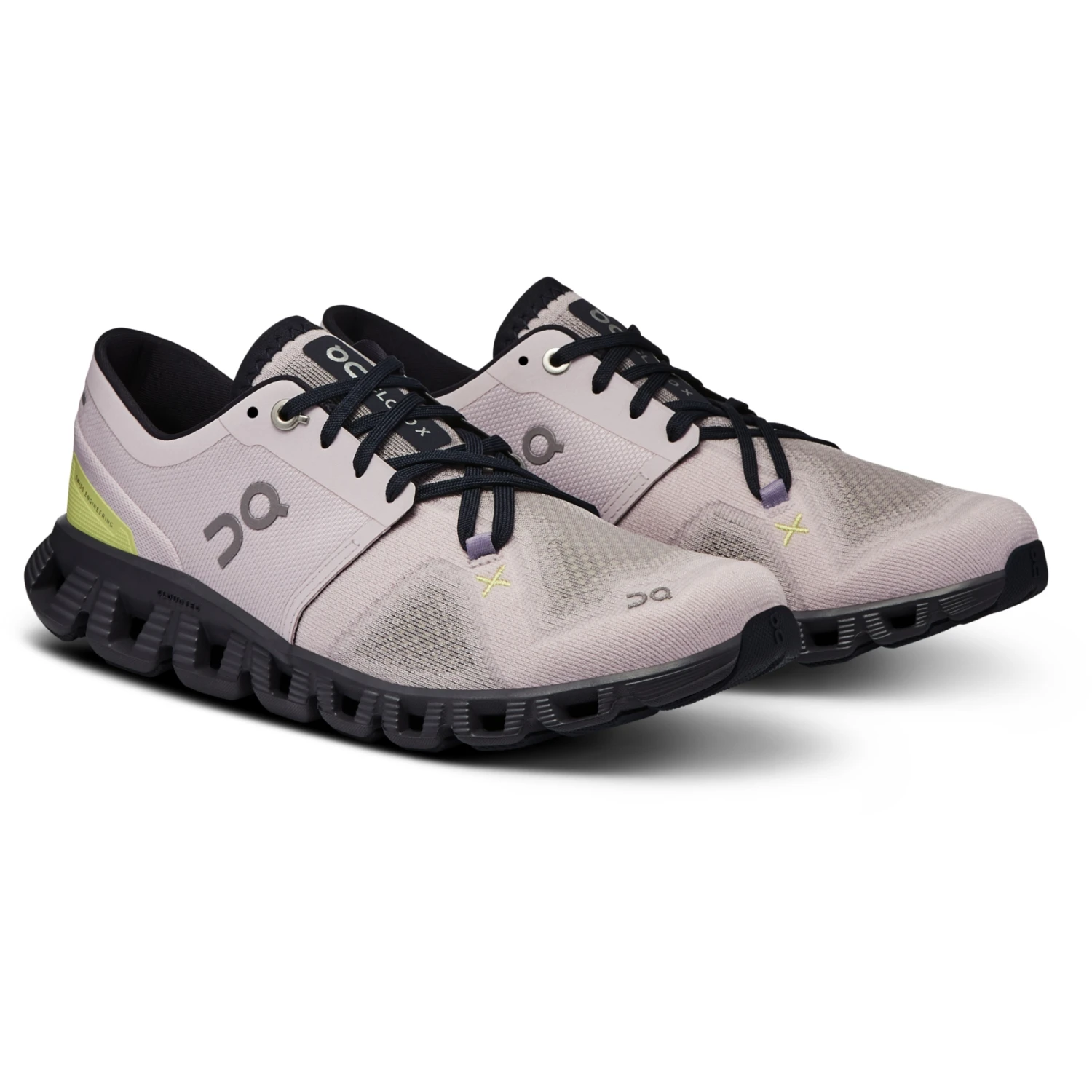 On Running On Cloud X 3 Women Running Shoe - Orchid & Iron 1 On Running On Cloud X 3 Women Running Shoe - Orchid & Iron