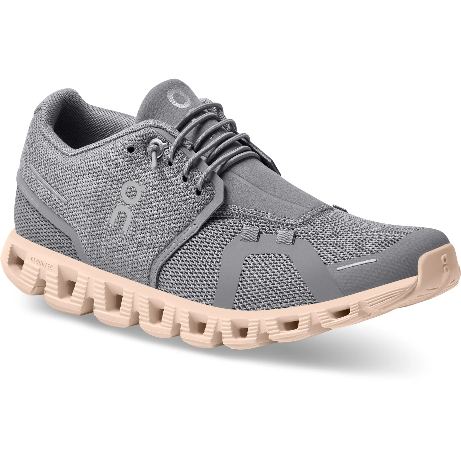 On Running On Cloud 5 Women's Shoes - Zinc I Shell 1 On Running On Cloud 5 Women's Shoes - Zinc I Shell