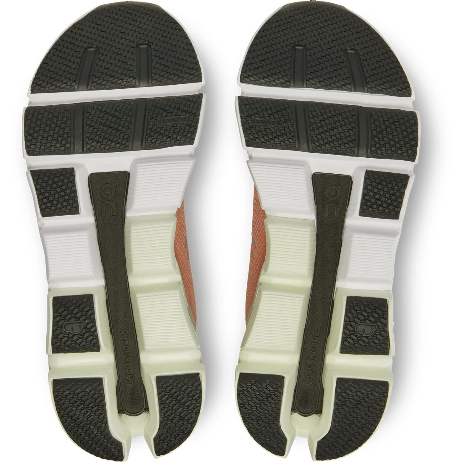 On Running On Cloudflyer 4 Women's Running Shoes - Peach & Aloe 4 On Running On Cloudflyer 4 Women's Running Shoes - Peach & Aloe - Image 4