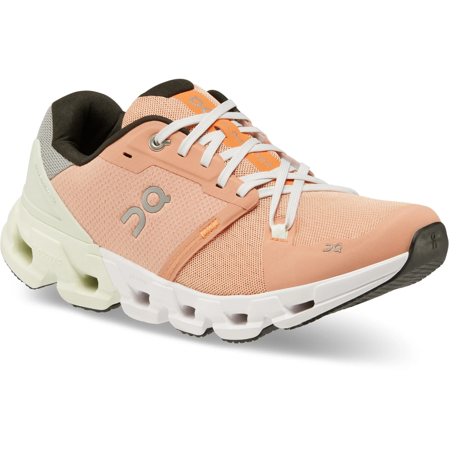 On Running On Cloudflyer 4 Women's Running Shoes - Peach & Aloe 6 On Running On Cloudflyer 4 Women's Running Shoes - Peach & Aloe - Image 6