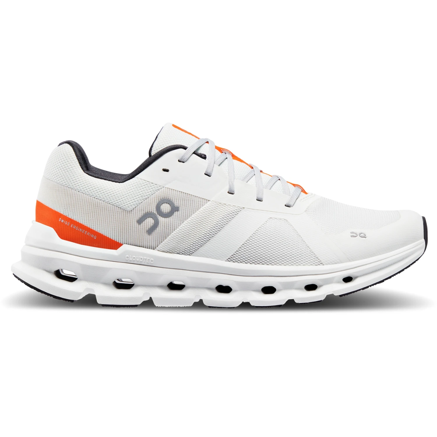 On Running On Cloudrunner Wide Running Shoe - Undyed-White & Flame 6 On Running On Cloudrunner Wide Running Shoe - Undyed-White & Flame - Image 6