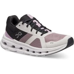 On Running On Cloudrunner Women Running Shoe - Heron & Black -On Running on cloudrunner women running shoe heron black 6 1336135