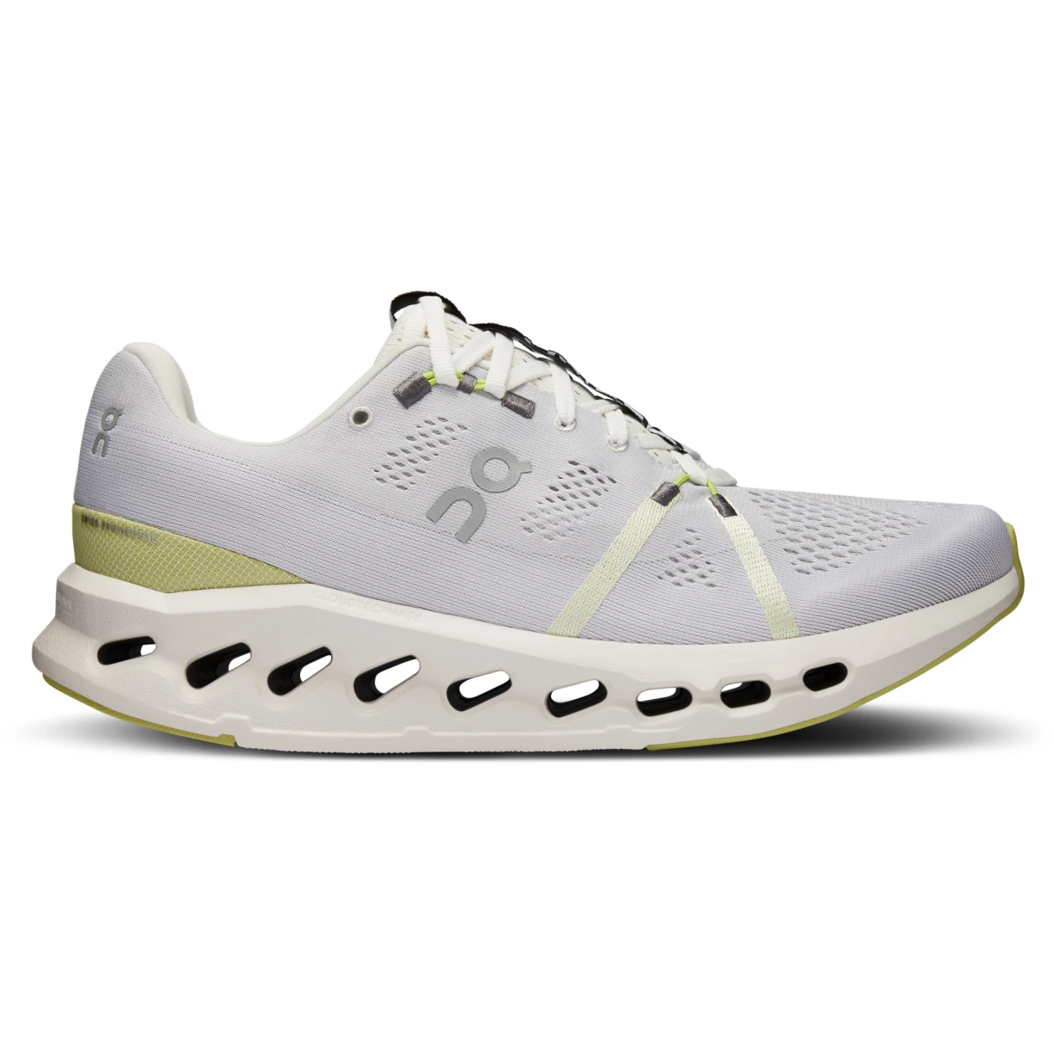On Running On Cloudsurfer Running Shoes - White & Sand 3 On Running On Cloudsurfer Running Shoes - White & Sand - Image 3