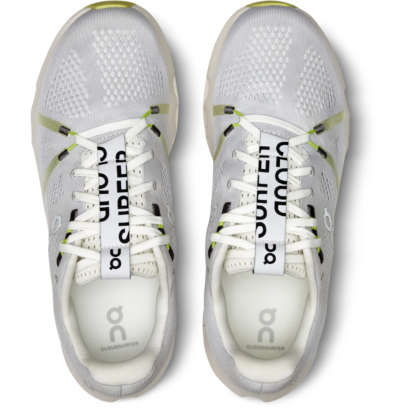 On Running On Cloudsurfer Running Shoes - White & Sand 6 On Running On Cloudsurfer Running Shoes - White & Sand - Image 6