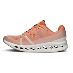 On Running On Cloudsurfer Women's Running Shoes - Flame & White -On Running on cloudsurfer women running shoe flame white 3 1538724