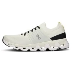 On Running On Cloudswift 3 Running Shoe - Ivory & Black -On Running on cloudswift 3 running shoe ivory black 5 1541334
