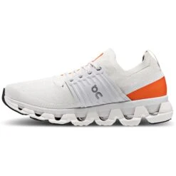 On Running On Cloudswift 3 Running Shoe - Ivory & Flame -On Running on cloudswift 3 running shoe ivory flame 9 1468925