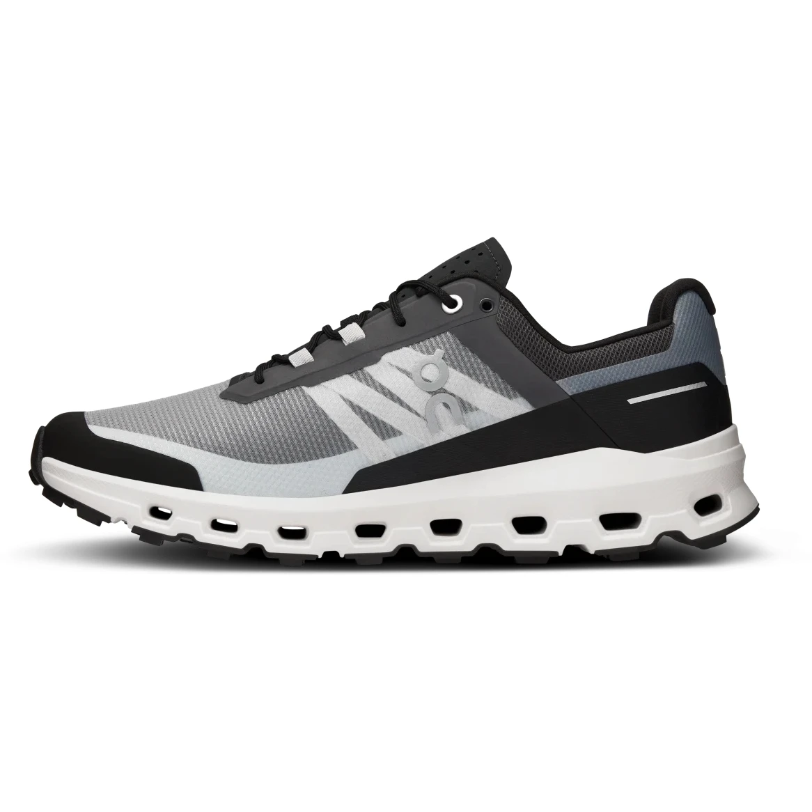 On Running On Cloudvista Men Trailrunning Shoe - Black & White 3 On Running On Cloudvista Men Trailrunning Shoe - Black & White - Image 3