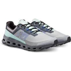 On Running On Cloudvista Men Trailrunning Shoe - Alloy & Black