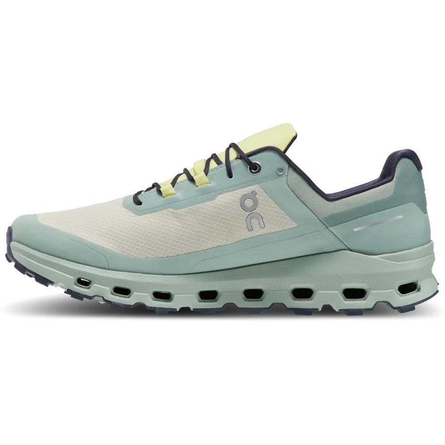 On Running On Cloudvista Waterproof Trailrunning Shoe - Chalk & Moss 2 On Running On Cloudvista Waterproof Trailrunning Shoe - Chalk & Moss - Image 2