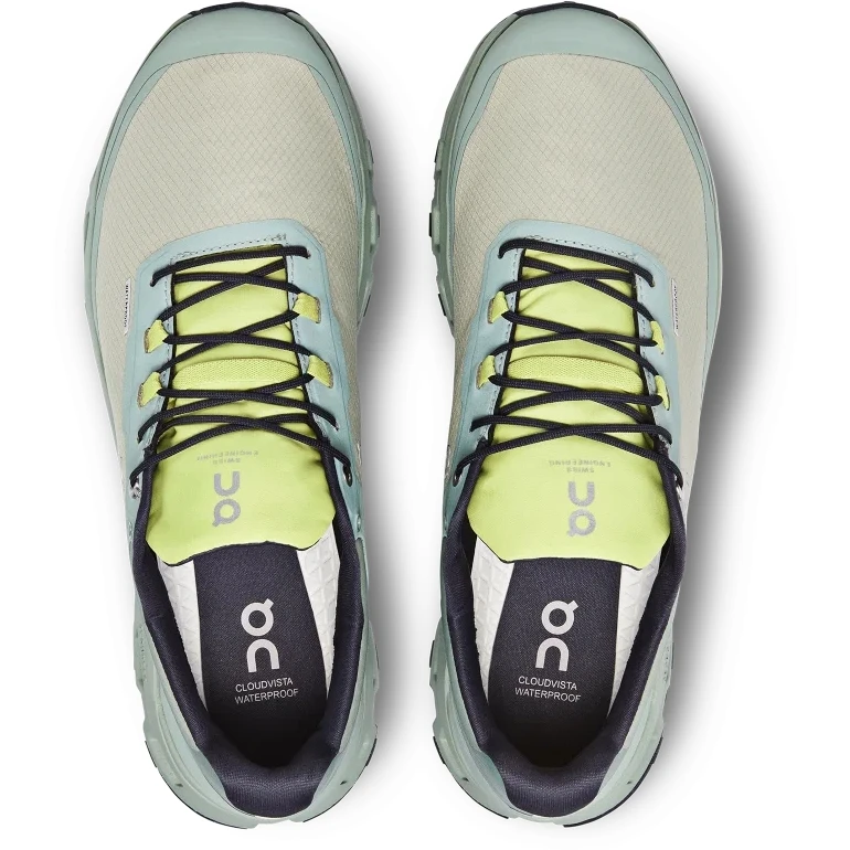 On Running On Cloudvista Waterproof Trailrunning Shoe - Chalk & Moss 4 On Running On Cloudvista Waterproof Trailrunning Shoe - Chalk & Moss - Image 4